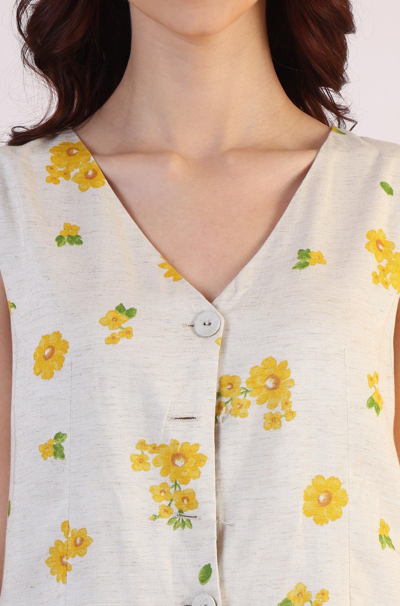 Floral Printed Rayon Top &amp; Parallel Pant Co-Ord Set - View 7