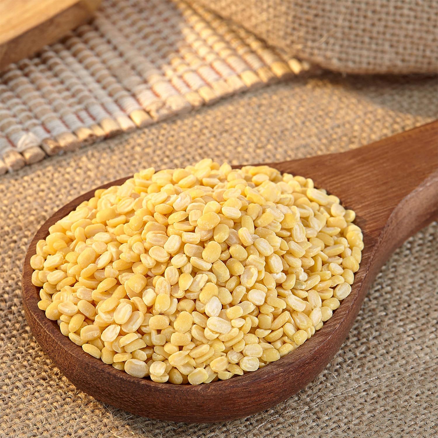 5 Kg Unpolished Yellow Moong Dal| Popular Yello Moong Dal | Naturally Rich in Protein | Naturally Cholesterol Free - View 3